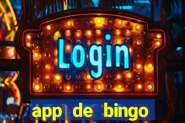 app de bingo valendo dinheiro