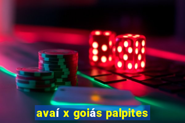 avaí x goiás palpites