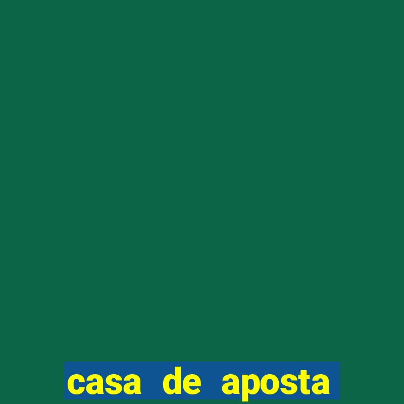 casa de aposta cartao de credito