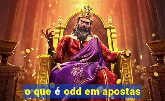 o que é odd em apostas