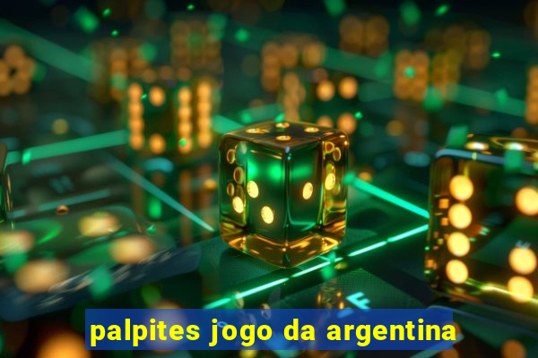 palpites jogo da argentina