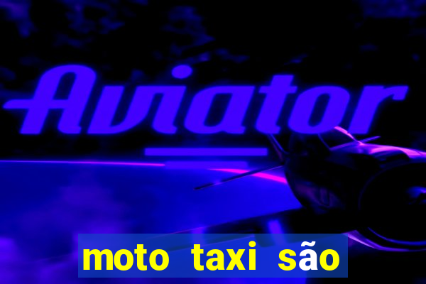 moto taxi são joaquim da barra