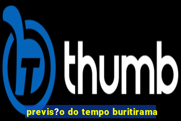 previs?o do tempo buritirama