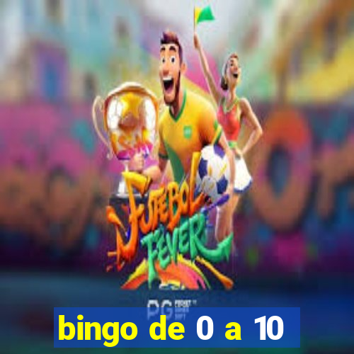 bingo de 0 a 10