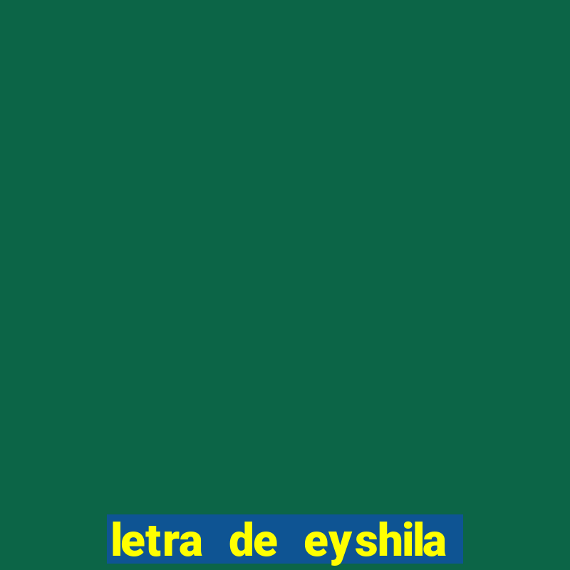 letra de eyshila posso clamar