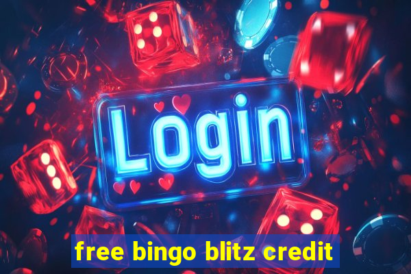 free bingo blitz credit