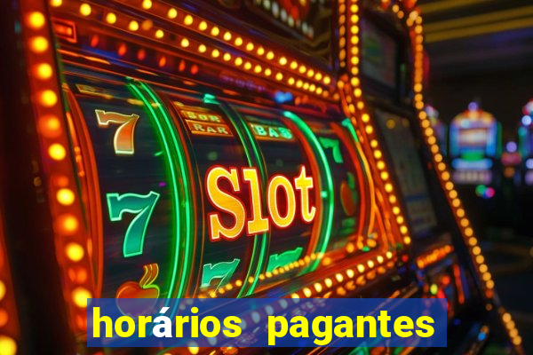 horários pagantes do fortune tiger