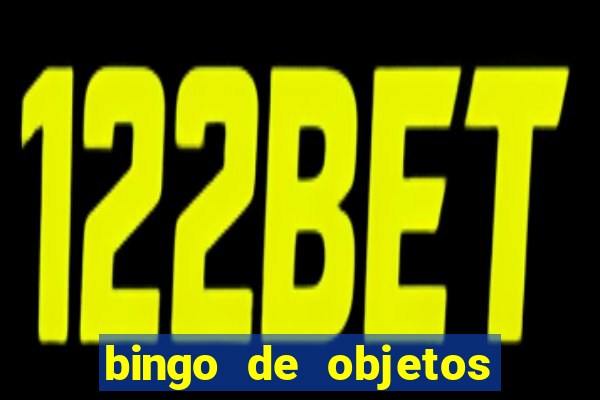 bingo de objetos para imprimir