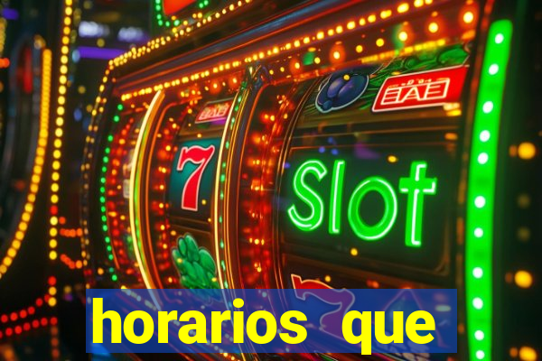 horarios que fortune tiger paga