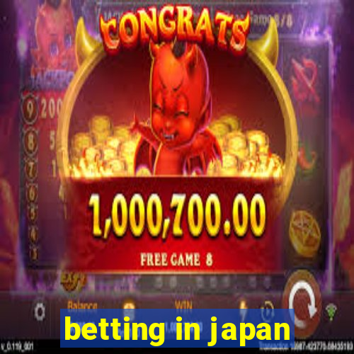 betting in japan