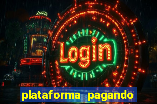 plataforma pagando no cadastro bet