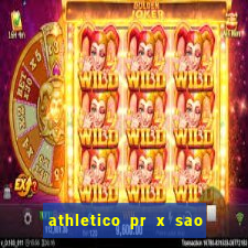 athletico pr x sao paulo palpite