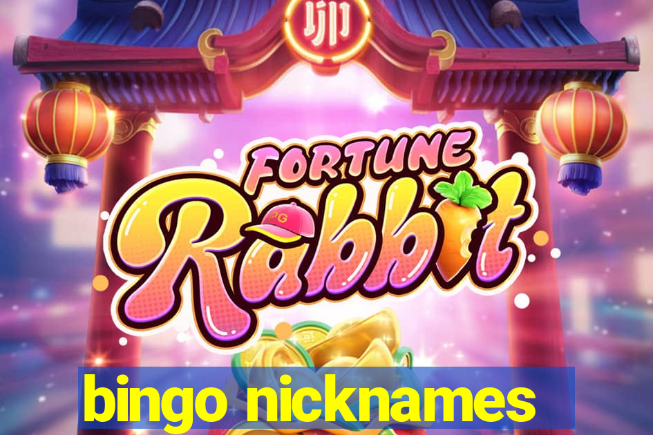 bingo nicknames