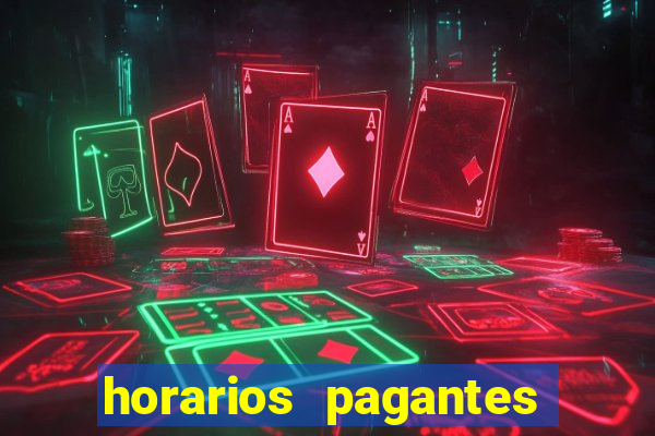 horarios pagantes pg slots