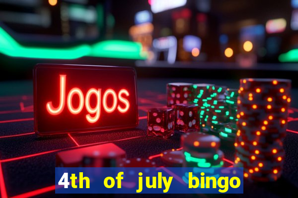 4th of july bingo cards printable free