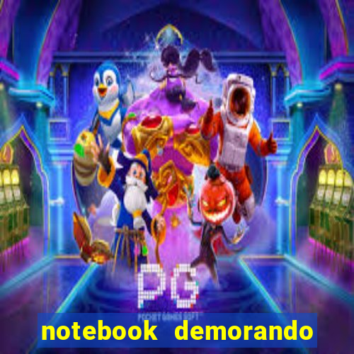 notebook demorando para ligar tela preta