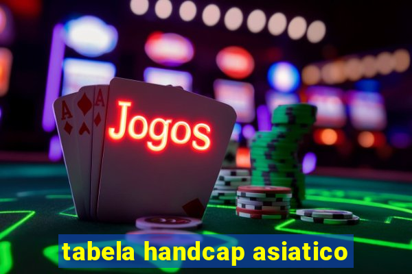 tabela handcap asiatico