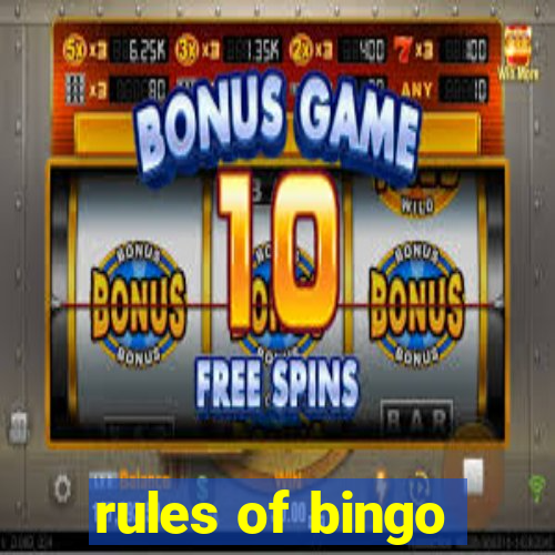 rules of bingo