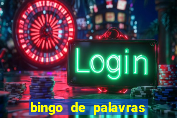 bingo de palavras de natal