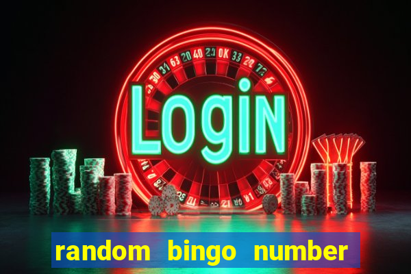 random bingo number generator 1-90