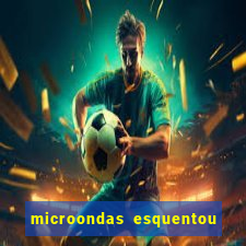 microondas esquentou demais e parou de funcionar