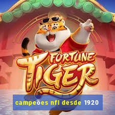 campeões nfl desde 1920