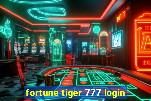 fortune tiger 777 login