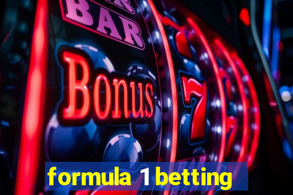 formula 1 betting