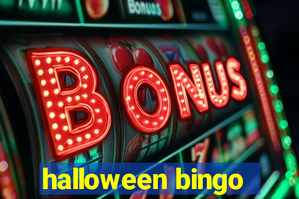 halloween bingo