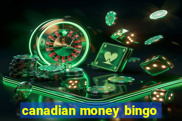 canadian money bingo