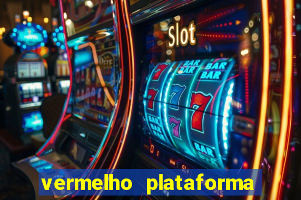 vermelho plataforma de jogos