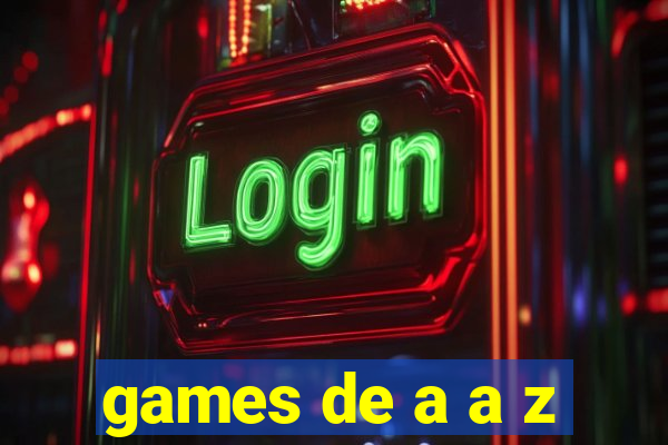 games de a a z