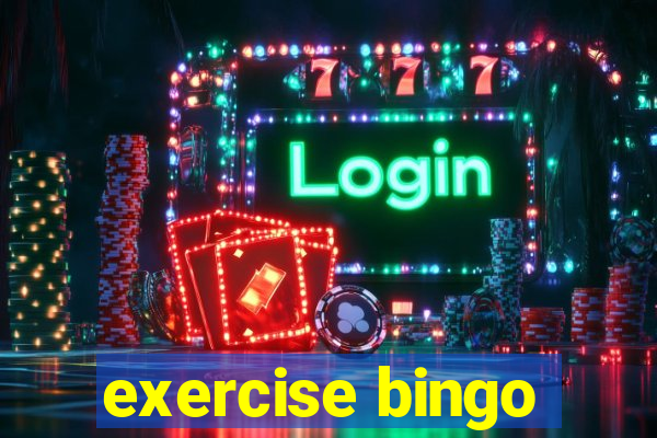 exercise bingo