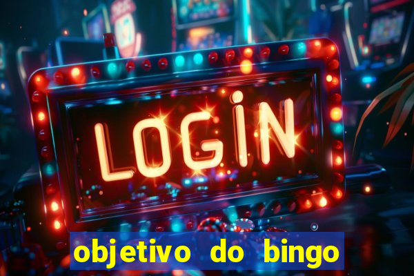 objetivo do bingo de letras