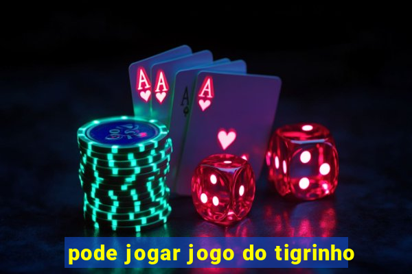 pode jogar jogo do tigrinho