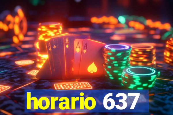 horario 637