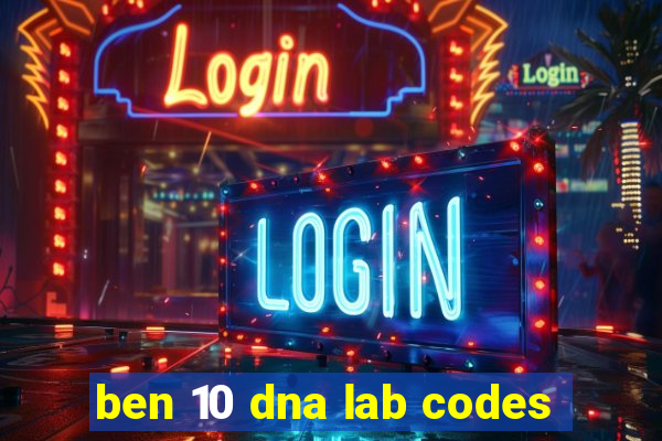 ben 10 dna lab codes