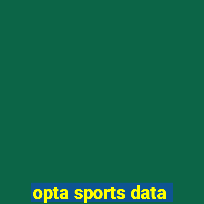 opta sports data