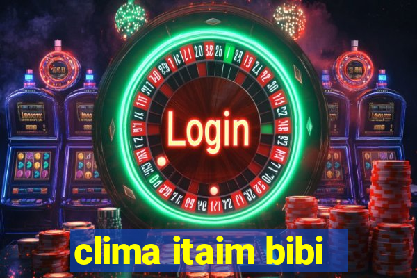 clima itaim bibi