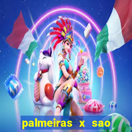 palmeiras x sao paulo palpites