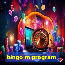 bingo m program