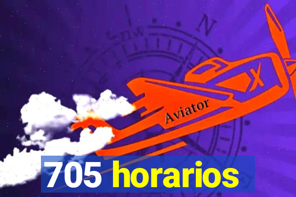 705 horarios