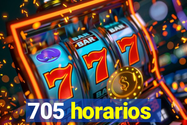 705 horarios