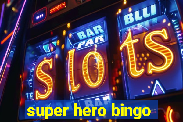 super hero bingo