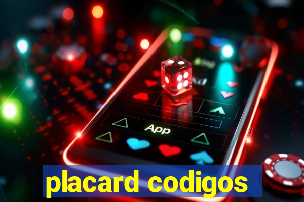 placard codigos