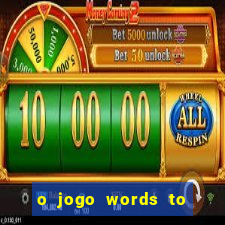 o jogo words to win paga mesmo