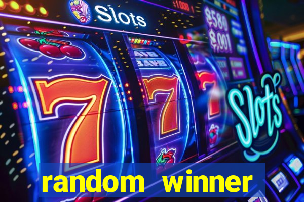 random winner triple play slot