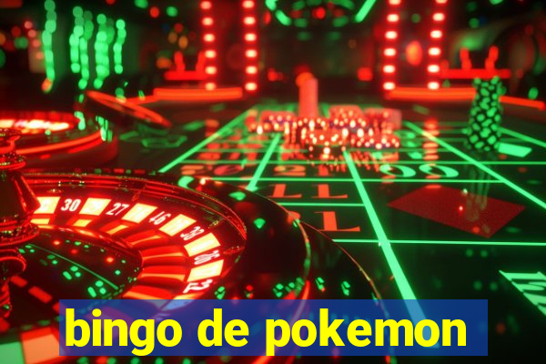 bingo de pokemon