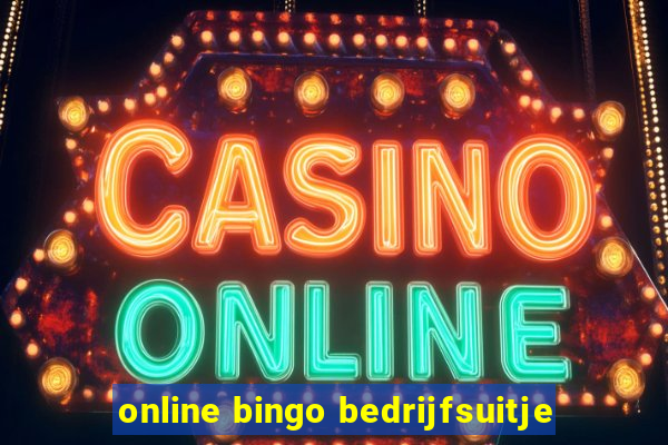 online bingo bedrijfsuitje