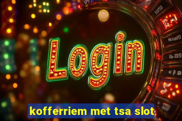 kofferriem met tsa slot